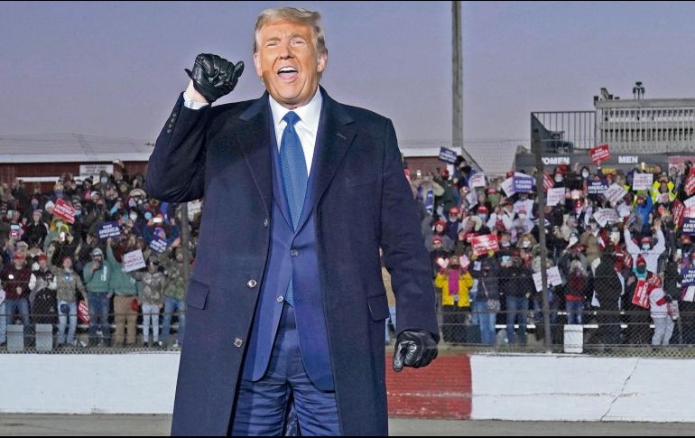 El presidente electo de EU sostuvo que los casos en su contra fueron un “secuestro político”. AP