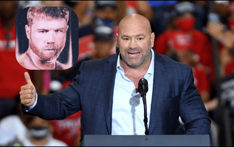 Dana White, presidente de la UFC, habló sobre la posible pelea entre Jake Paul y Saúl Álvarez. ARCHIVO / AFP / EL INFORMADOR