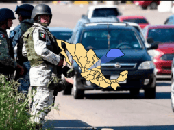 Todo inició con una persecución que se desató luego de que un conductor sin placas y vidrios polarizados ignorara el alto que le hicieron los oficiales en el camino que conduce a la comunidad de Los Campos. AFP/ ARCHIVO/ ESPECIAL/ CANVA