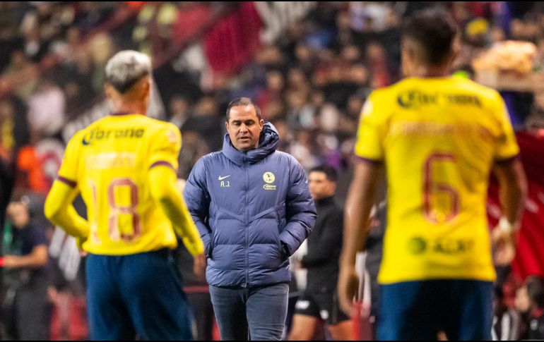 André Jardine, director técnico del América, durante el partido correspondiente al Play In del torneo Apertura 2024. IMAGO7