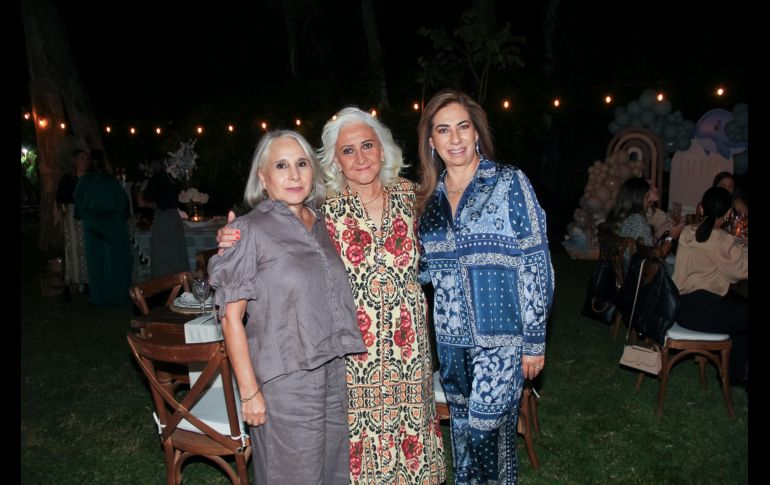 Nora Gómez, Isabel Janet y María Teresa García. GENTE BIEN JALISCO / E. Escamilla.