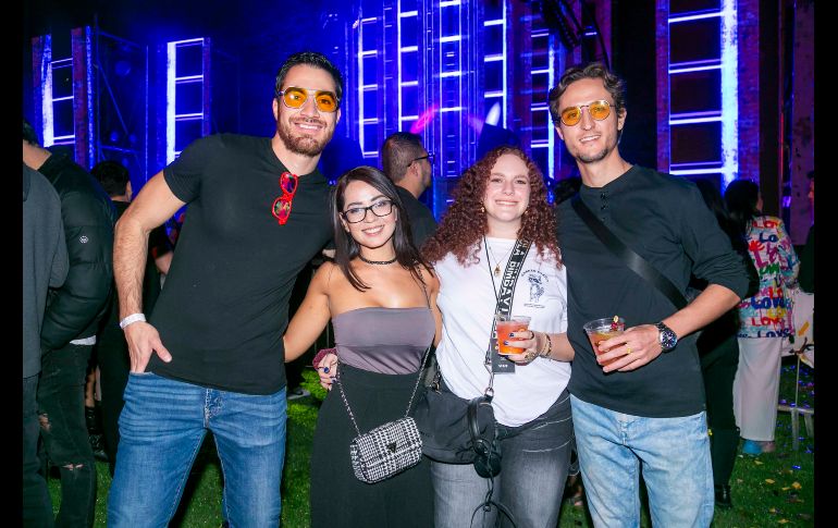 Zucco, Tey Vidrio, Melissa Hays y Miguel Padilla. GENTE BIEN JALISCO / J. Soltero.