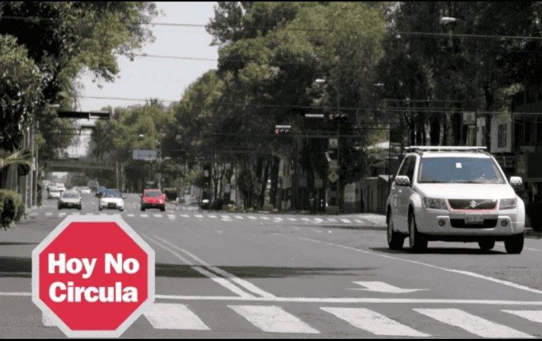 El Hoy No Circula aplica en las 16 alcaldías de la CDMX y en 18 municipios de Edomex. ESPECIAL/NOTIMEX/ARCHIVO.