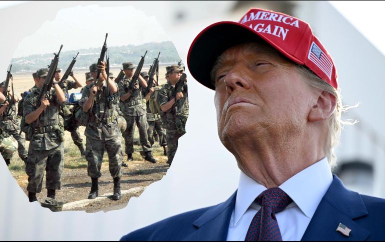 Rolling Stone recordó que, al menos desde el año pasado, Trump ha solicitado “planes de batalla” específicos y diferentes opciones militares para “atacar a México”. EFE/ SUN/ ARCHIVO