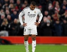 Hasta la fecha, Mbappé ha marcado nueve goles en 17 partidos con el Real Madrid. EFE/EPA/ARCHIVO