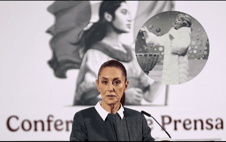 Fue a través de sus redes sociales que la mandataria federal expresó su pesar por la muerte de la diva del cine mexicano. ESPECIAL/SUN/B. Fregoso/ ARCHIVO.