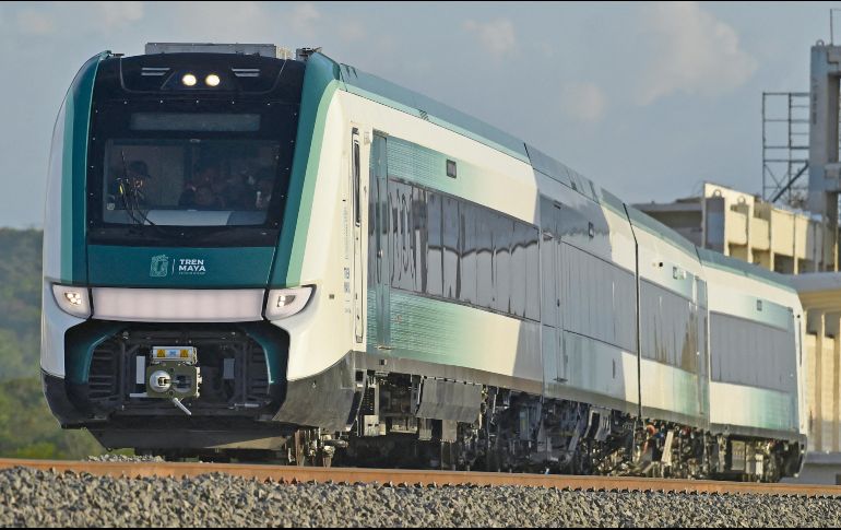 El Tren maya fue uno de los grandes proyectos en la pasada administración federal. AFP