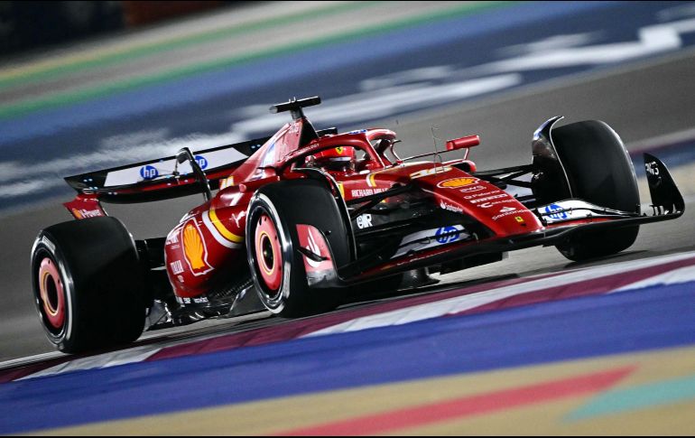 Charles Leclerc, de Ferrari, fue el piloto más veloz, marcando un tiempo de 1.21.953 minutos. AFP / G. Cacace
