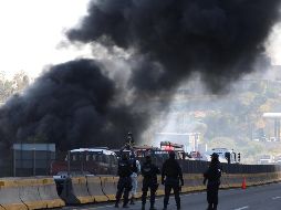 Se presentaron varias explosiones derivado del accidente.  SUN / EELG