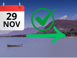 El Lago de Chapala logra mantenerse a la alza con su nivel de agua con números favorables hoy viernes 29 de noviembre de 2024. ESPECIAL/ CANVA
