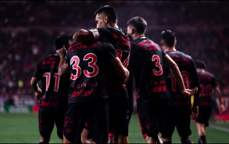 Emanuel Reynoso en festejo de gol, durante el partido de ida de los Cuartos de Final del torneo Apertura 2024 de la Liga BBVA MX. IMAGO7
