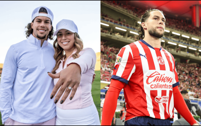 El jugador de Chivas, Cade Cowell, compartió el momento en que propone matrimonio a u novia. INSTAGRAM / lysaidam y cc4_official / IMAGO7