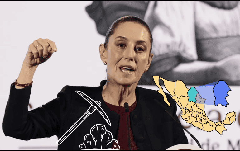 La Presidenta se reunió el día de ayer con familiares de las víctimas, ante quienes presentó detalles de la estrategia de rescate en ambas minas. EFE/ ARCHIVO/ ESPECIAL/ CANVA