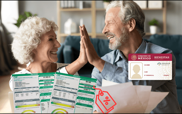 En 2023 algunos usuarios del sector de adultos mayores fueron exentos del pago del recibo CFE, por lo que los mexicanos se mantuvieron a la expectativa de si esta situación se repetiría este 2024. ESPECIAL/ CANVA