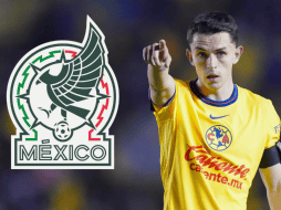 Álvaro Fidalgo, mientras disputa un partido de la Liga MX con las Águilas del América. IMAGO7