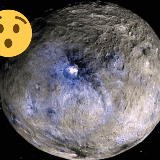 Descubren evidencias de materia orgánica en un planeta enano rico en agua