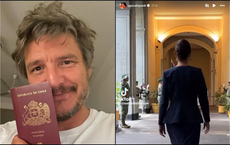 Pedro Pascal se volvió viral por compartir un video de Claudia Sheinbaum en su perfil de Instagram. ESPECIAL / INSTAGRAM @pascalispunk