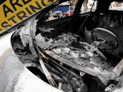 Está descartado que se trató de un coche bomba, por las características del daño que sufrió la unidad. EFE / ARCHIVO