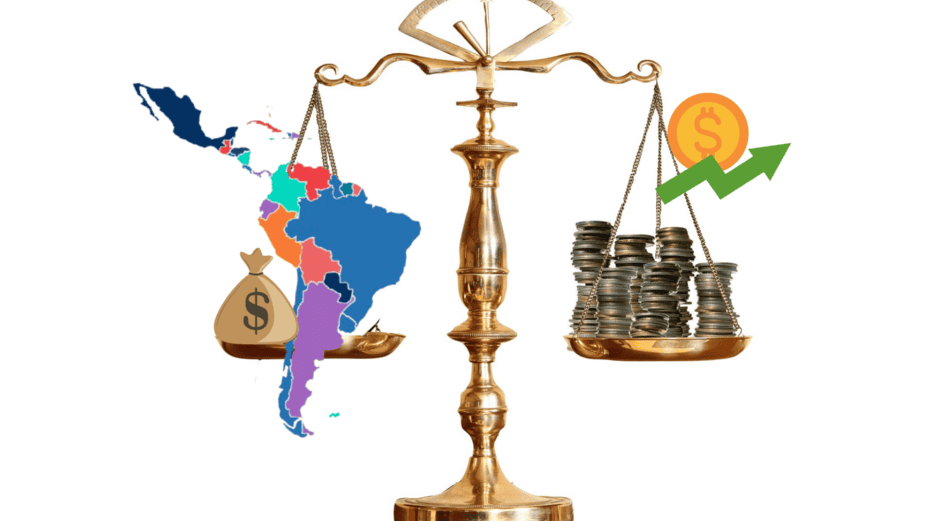 En los últimos años han habido bajas y altas en la economía de Latinoamérica, lo ha dado entrada a planes para equilibrarla. ESPECIAL/Vecteezy