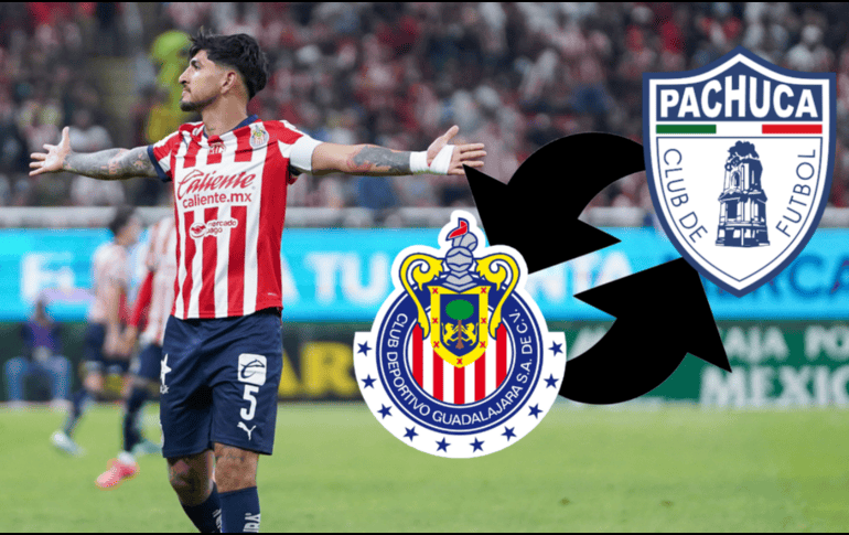 Víctor Guzmán, de Chivas, podría estar de camino a Pachuca para el Clausura 2025. IMAGO7