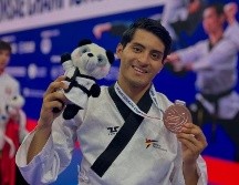 William Arroyo, medallista en Mundial de Taekwondo Poomsae Hong Kong 2024. ESPECIAL/ CONADE.