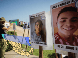 El también líder activista encontró el cuerpo de su hijo en Tijuana luego de que este desapareciera en junio 2019. EFE/ Joebeth Terríquez/ ESPECIAL