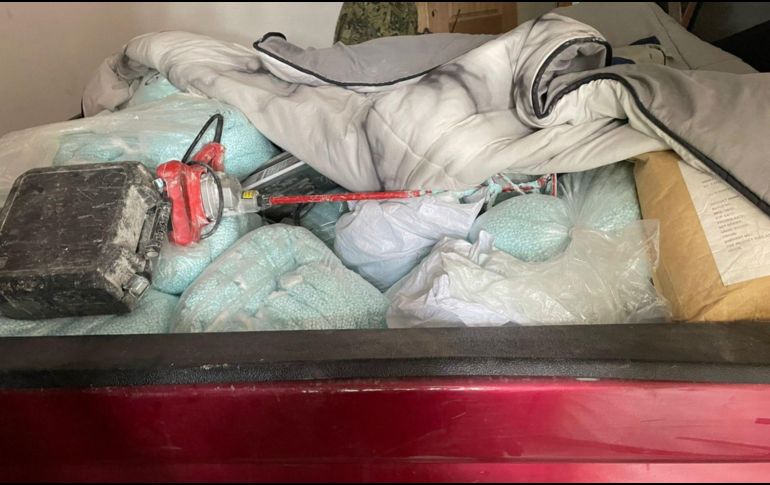 Durante este decomiso histórico dos hombres fueron detenidos y se aseguraron armas de fuego. ESPECIAL