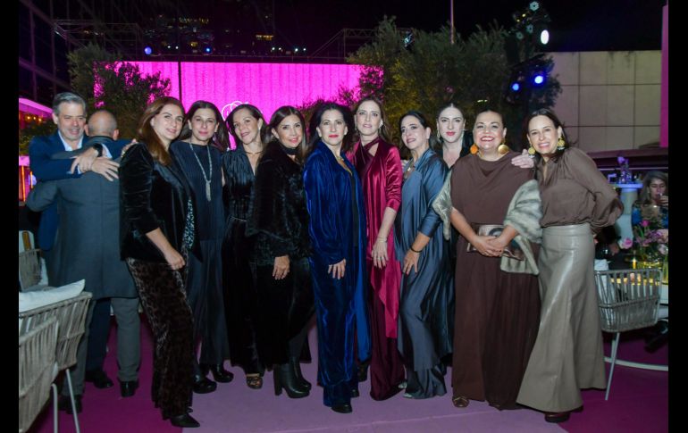 Lorenza Tejeda, Gabriela Iorio, Ana Paula Dávila, Tere López Adriana Leaño, Diana Malacara, Paulina González Guerra, Dominke Dunn, Cristi Rosell y Ana Bazabilvazo. GENTE BIEN JALISCO / M. Rached