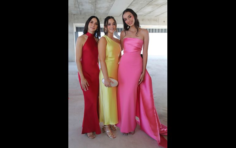 Alessa Farías, Alexa Hinojosa y Alessandra Centeno. GENTE BIEN JALISCO / C. Jimeno