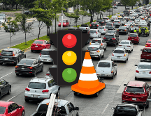 En López Mateos se plantea habilitar seis carriles de entrada a la ciudad y dos de salida desde las 06:00 hasta las 09:00 horas, y viceversa con horario de 16:00 a 19:00 horas. EL INFORMADOR / ARCHIVO