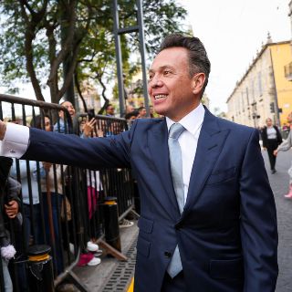 Pablo Lemus llega al Congreso de Jalisco para rendir protesta como gobernador
