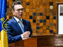 Lemus rindió protesta como gobernador de la Entidad luego de las posturas de las fracciones parlamentarias del Legislativo estatal. EL INFORMADOR / A. Navarro