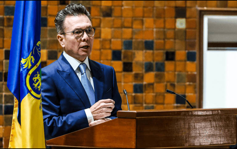 Lemus rindió protesta como gobernador de la Entidad luego de las posturas de las fracciones parlamentarias del Legislativo estatal. EL INFORMADOR / A. Navarro