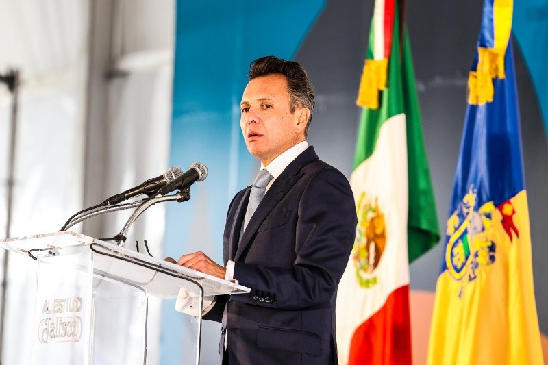Pablo Lemus en su primer mensaje a &nbsp;a las y los jaliscienses como gobernador de Jalisco. EL INFORMADOR / A. Navarro&nbsp;