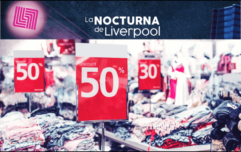 Desde hoy 06 de diciembre  hasta el  domingo 08, los clientes de Liverpool podrán disfrutar de increíbles descuentos. ESPECIAL/LIVERPOOL/CANVA