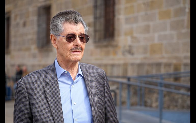 El Consejo Regulador del Tequila (CRT),  Miguel Ángel Domínguez, durante el primer mensaje de Pablo Lemus como Gobernador de Jalisco. EL INFORMADOR/ H. Figueroa.