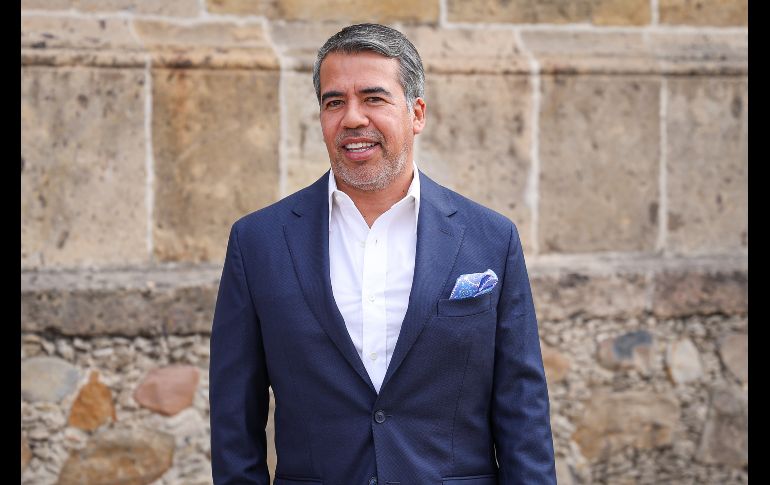 El ex futbolista Pavel Pardo durante el primer mensaje de Pablo Lemus como Gobernador de Jalisco. EL INFORMADOR/ H. Figueroa.