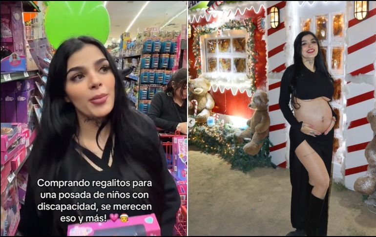 Karely Ruiz organizará una posada para 120 niñas y niños. ESPECIAL / TIKTOK @karelyruizoficial01 / INSTAGRAM @karelyruiz
