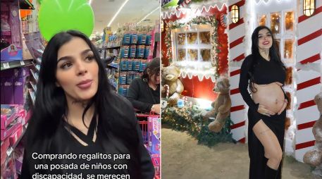 Karely Ruiz organizará una posada para 120 niñas y niños. ESPECIAL / TIKTOK @karelyruizoficial01 / INSTAGRAM @karelyruiz