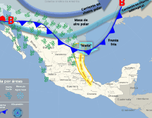 El país enfrentará un fin de semana con cambios climáticos significativos, marcados por la actividad de los frentes fríos 13 y 14. X/ @conagua_clima.