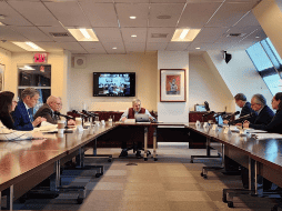 De la Fuente se reunió en Nueva York con el embajador de México en Estados Unidos, el representante de México ante la ONU y con seis cónsules del noreste de Estados Unidos. X/@SRE_mx