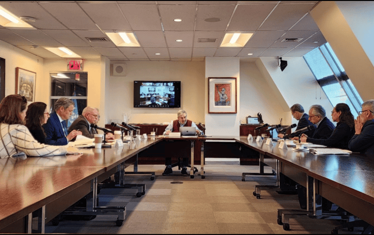 De la Fuente se reunió en Nueva York con el embajador de México en Estados Unidos, el representante de México ante la ONU y con seis cónsules del noreste de Estados Unidos. X/@SRE_mx