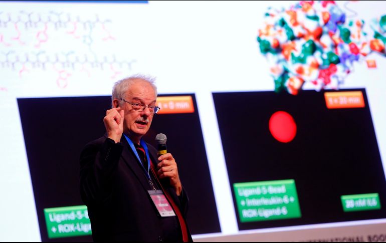 Morten Peter Meldal indicó que se necesita el desarrollo de nuevos científicos para resolver problemas como el calentamiento global y el daño de los microplásticos. EFE/F. Guasco