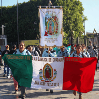 Peregrinos comienzan a llegar a la Basílica de Guadalupe