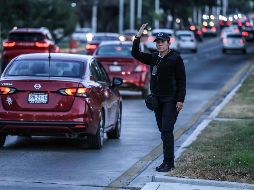 Se informó que habrá más personal y unidades de la Policía Vial para el programa de contraflujo en López Mateos. EL INFORMADOR / A. Navarro
