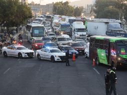 También fue afectada la carretera México-Querétaro en los tramos Tlalnepantla y Tepotzotlán. SUN/Francisco Rodríguez/RDB.