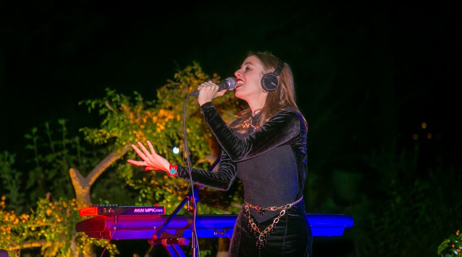 Sofía Comas durante la presentación de 