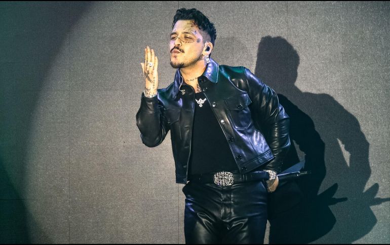 Christian Nodal durante una presentación en las Fiestas de Octubre. ARCHIVO / EL INFORMADOR