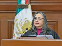 La presidenta de la Suprema Corte lamentó los ataques en su contra. ESPECIAL