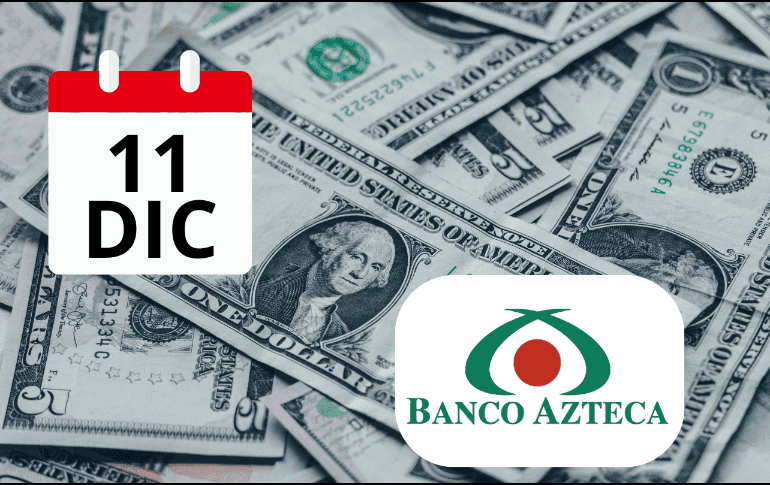 Esta es la cotización del dólar estadounidense para el día de hoy miércoles 11 de diciembre de 2024 en Banco Azteca y otros bancos de México. ESPECIAL/ CANVA
